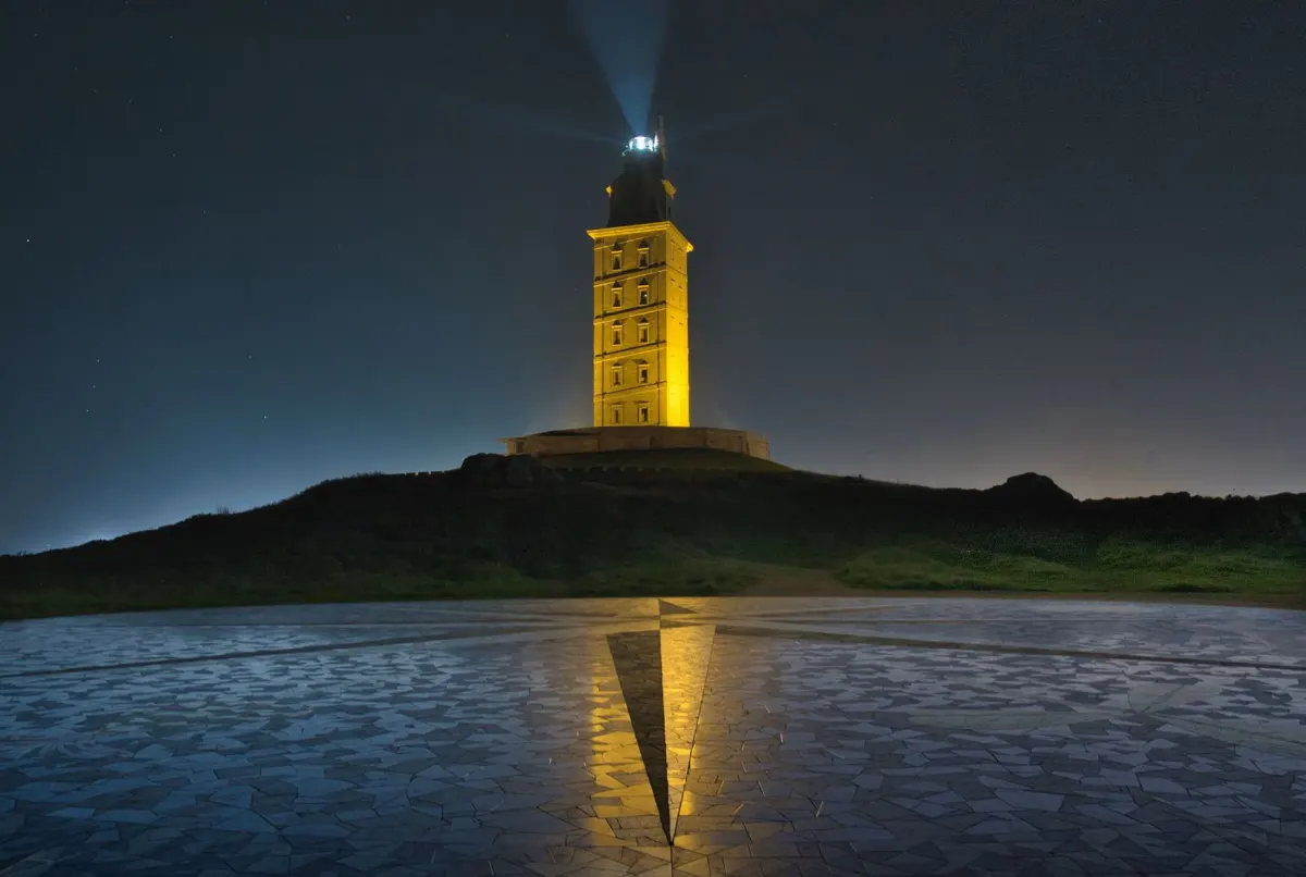 Vista de A Coruña, España