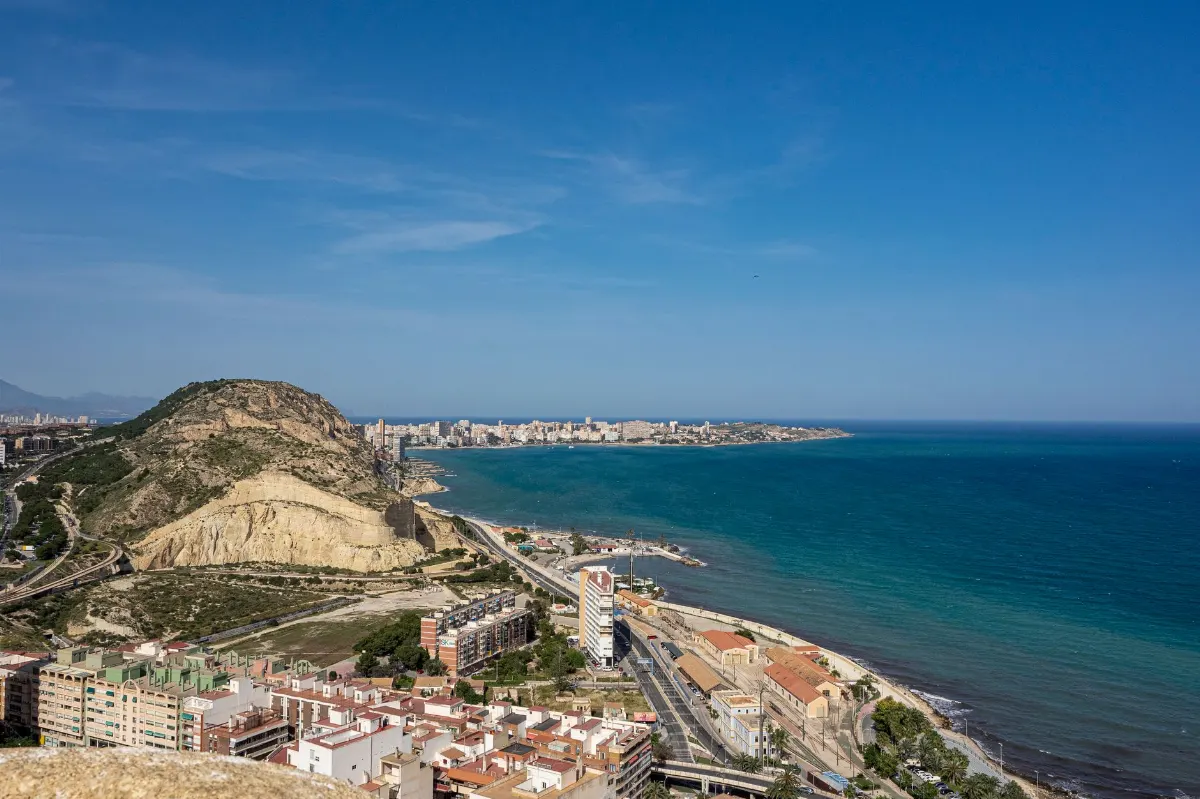 Paisaje de Alicante, España