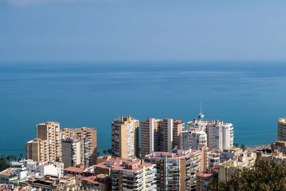 Vista de Málaga, España