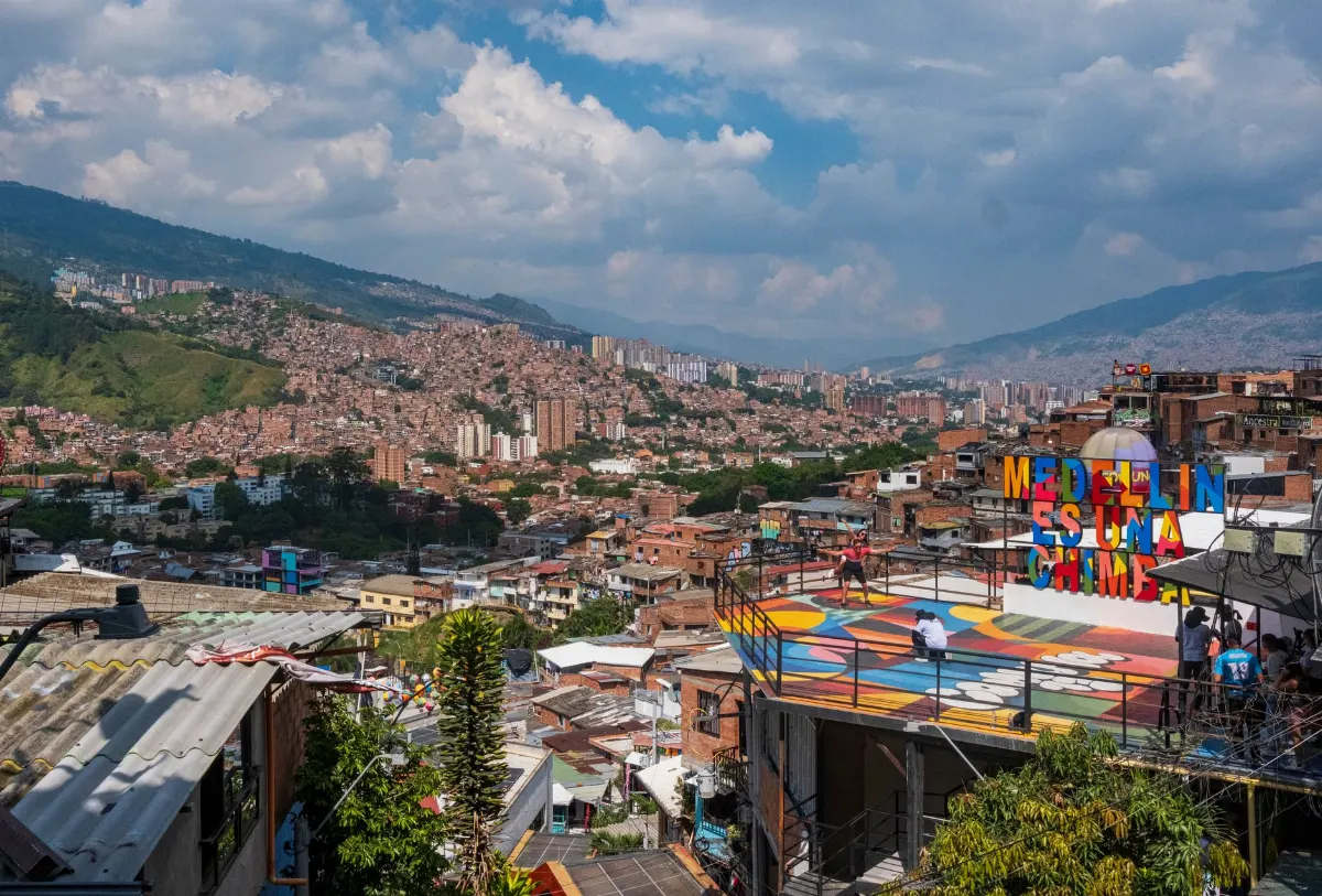 Vista de Medellín, Colombia