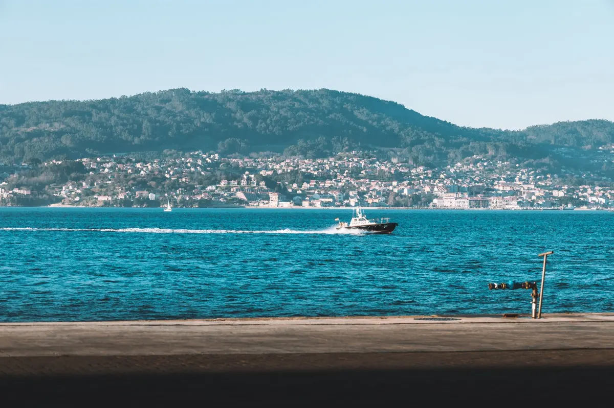 Vista de Vigo, España