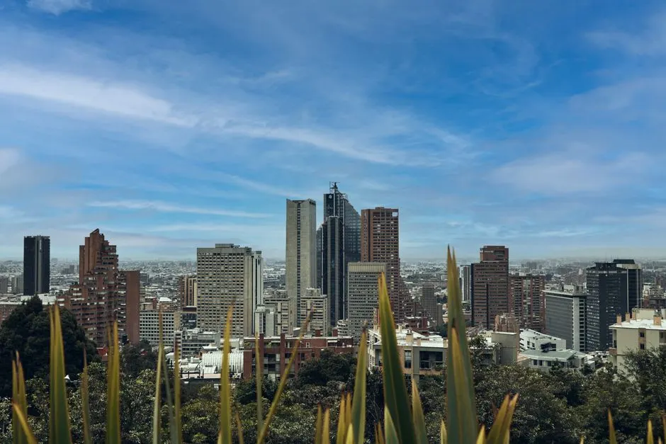 Vista de Bogotá, capital de Colombia