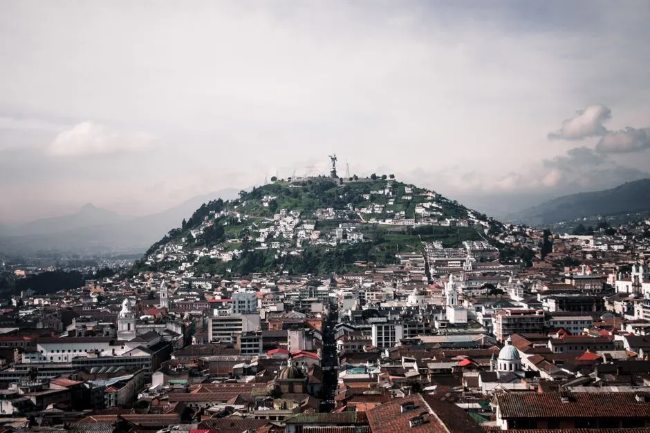 Vista de Quito, Ecuador