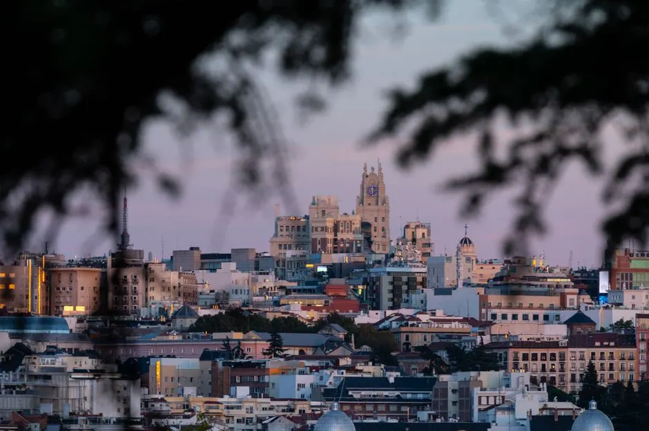 Vista de Madrid, capital de España